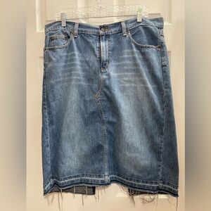 Vintage American Eagle Jean Skirt Sz 14